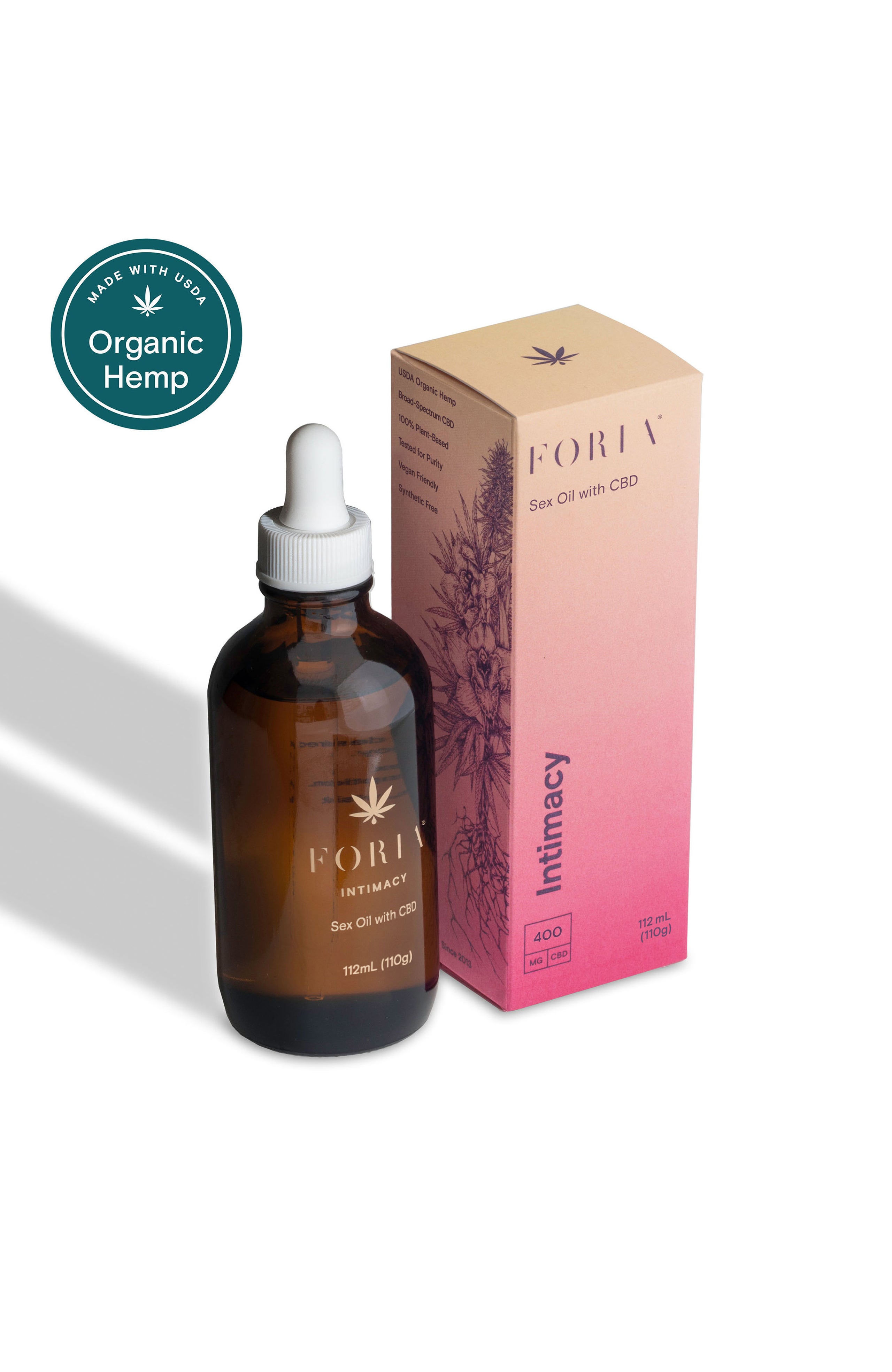 Intimacy Sex Oil with CBD by Foria DiscovHERHealth LLC